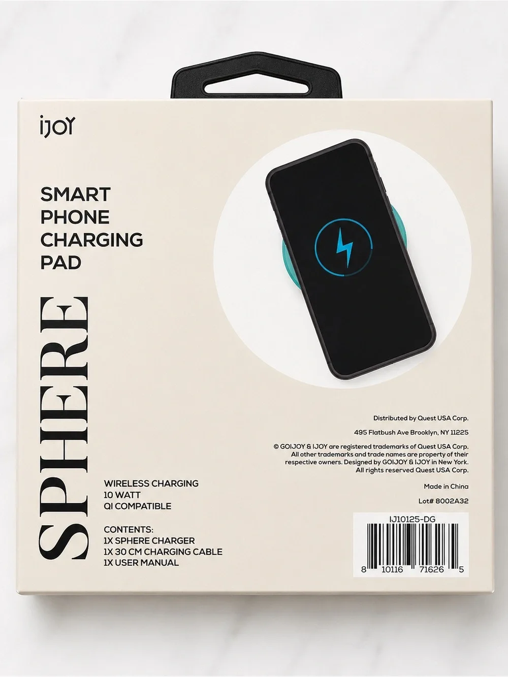 iJoy Sphere Wireless Charging Pad - Teal